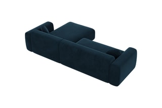 Canapé d'angle droit Moloko Bleu foncé