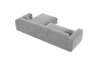 Canapé d'angle gauche Moloko Gris clair