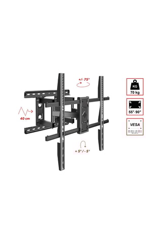 Support TV articulé - 55 à 90 pouces