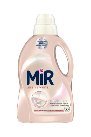 4 x Lessive Mir White - 27 lavages - 1,35 l