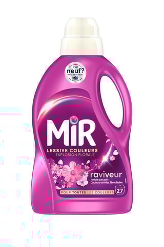4 x Lessive Mir Couleurs Explosion Florale - 27 lavages - 1,35 l