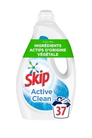 3 x Lessive liquide Skip Active Clean - 37 lavages