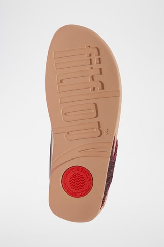 Sandales pailletées compensées - Fuchsia