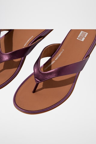 Sandales en cuir - Mauve