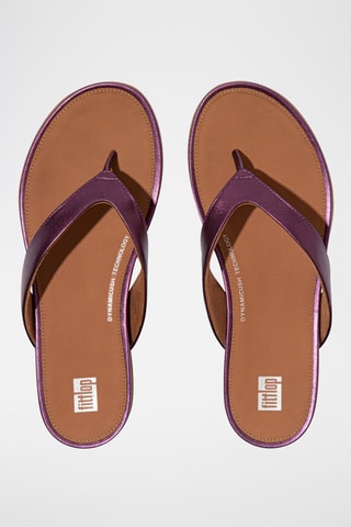 Sandales en cuir - Mauve
