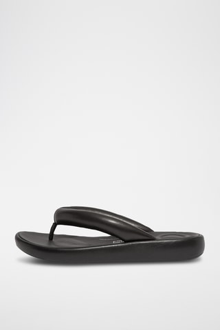 Sandales en cuir - Noir