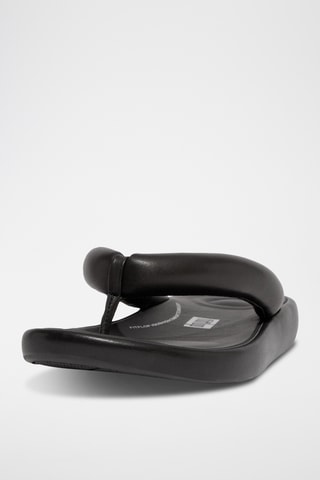 Sandales en cuir - Noir