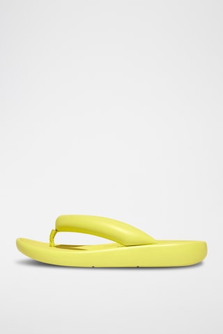 Sandales en cuir - Jaune