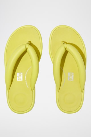 Sandales en cuir - Jaune