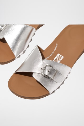 Sandales en cuir - Argenté