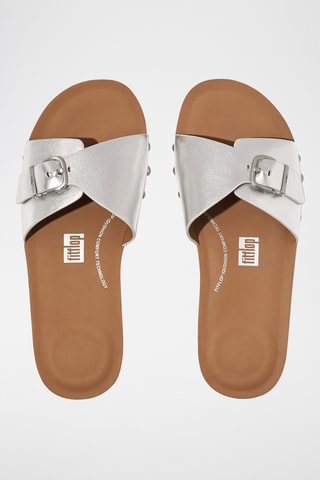 Sandales en cuir - Argenté