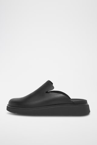 Sabots en cuir - Noir