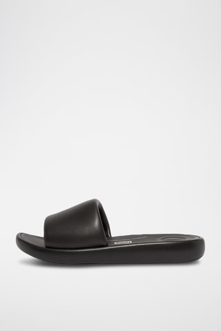 Mules en cuir - Noir
