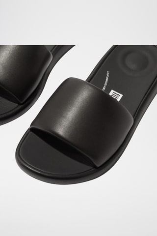 Mules en cuir - Noir