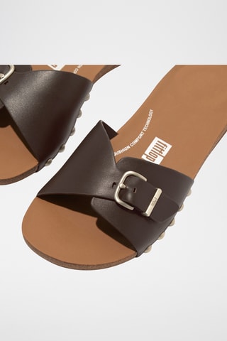 Mules en cuir - Marron