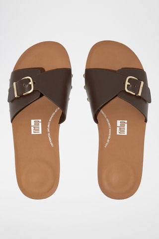 Mules en cuir - Marron