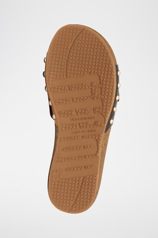 Mules en cuir - Marron