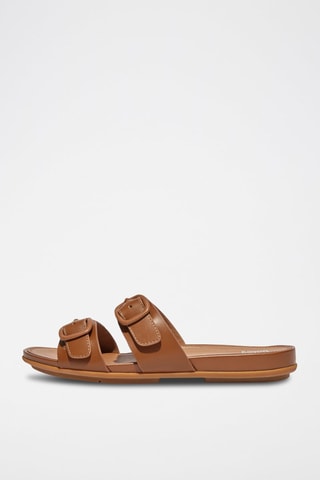 Mules en cuir  Camel