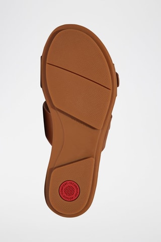 Mules en cuir  Camel