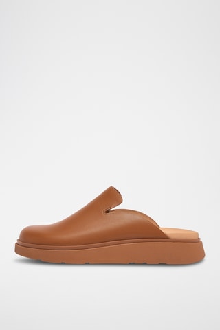 Sabots en cuir - Camel
