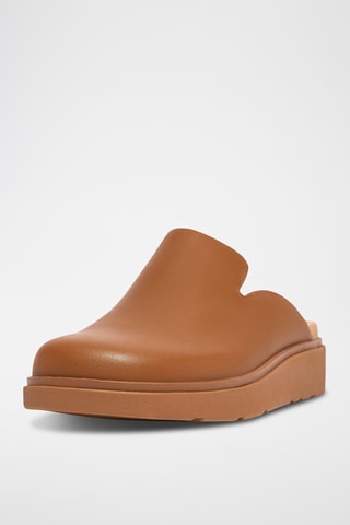Sabots en cuir - Camel