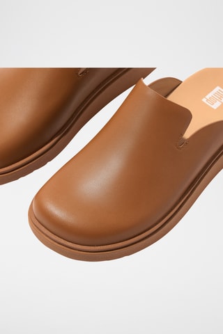 Sabots en cuir - Camel