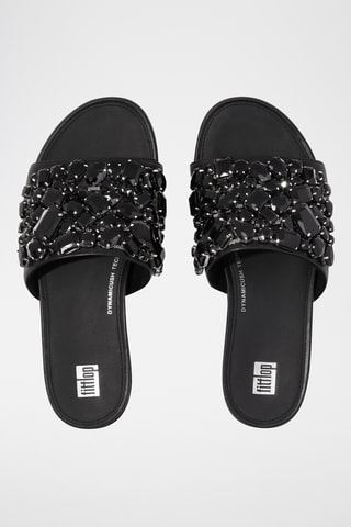 Mules en cuir - Noir