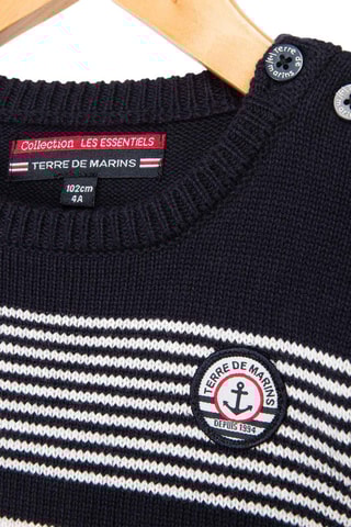 Pull - Bleu foncé - Terre de Marins