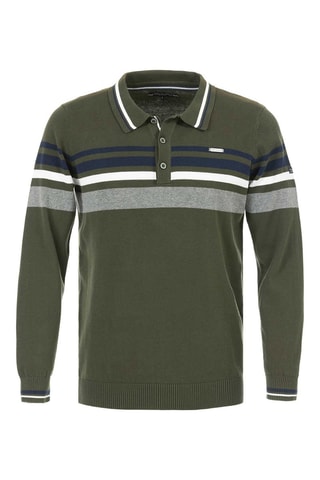 Pull - Kaki et bleu - Terre de Marins