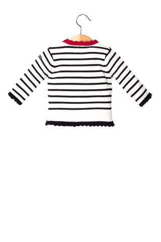 Pull Cabatage - Blanc et bleu marine - Terre de Marins