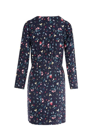 Robe midi Isabo - Bleu nuit - Terre de Marins