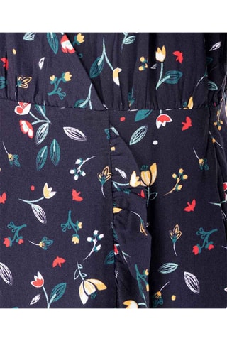 Robe midi Isabo - Bleu nuit - Terre de Marins