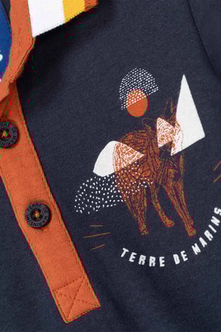 Polo - Bleu - Terre de Marins