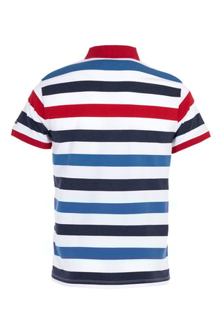 Polo Lorenza - Bleu et blanc - Terre de Marins
