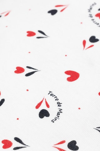 2 bodys Padan - Blanc et rouge - Terre de Marins