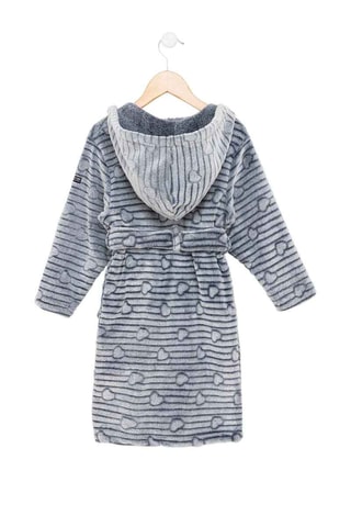 Robe de chambre Peifi - Gris perlé - Terre de Marins