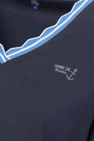 T-shirt - Bleu - Terre de Marins