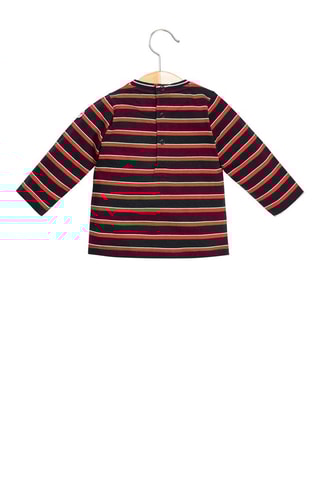 T-shirt Etalo - Noir et rouge - Terre de Marins