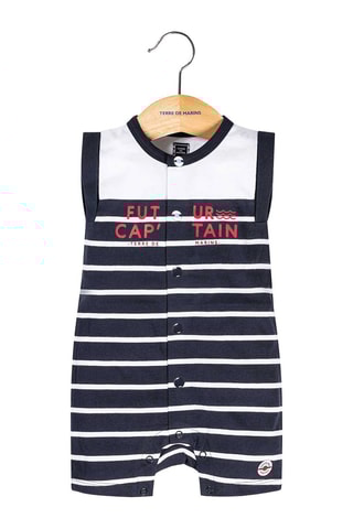 Combinaison Zoubi - Bleu marine et blanc - Terre de Marins