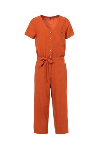Combinaison en lin Locombe - Orange  - Terre de Marins