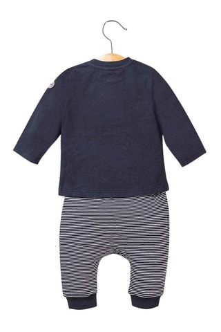 Sweat et pantalon rayé Dimaro - Bleu marine - Terre de Marins