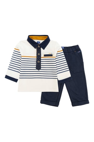 Pantalon et polo - Bleu - Terre de Marins