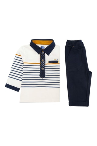 Pantalon et polo - Bleu - Terre de Marins