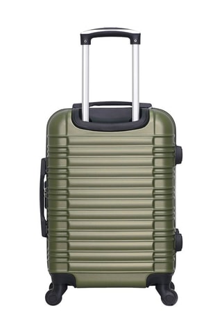 Valise cabine (S) Lima - 55 cm - Noir, vert et argenté