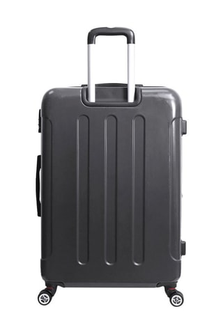 Valise cabine (S) Tunis - 55 cm - Noir, argenté et gris