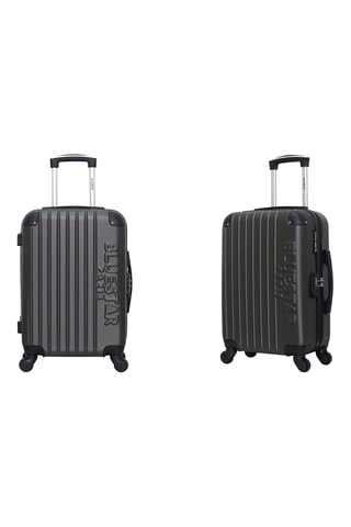 Valise cabine Bucarest - 37 l - Argenté, gris et noir
