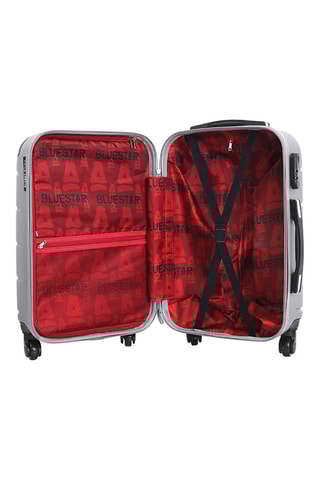 Valise cabine (S) Ottawa - 55 cm - Noir et argenté