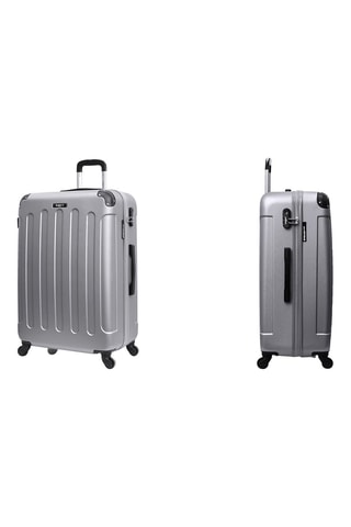 Valise cabine (S) Madrid - 49 cm - Argenté