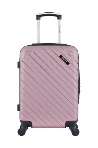 Valise cabine (S) Cité - 55 cm - Rose et doré