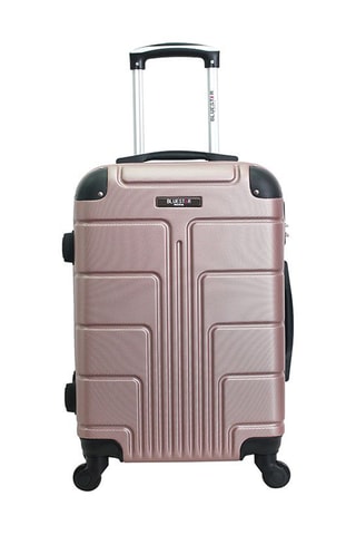 Valise cabine (S) Ottawa - 55 cm - Noir, rose et doré